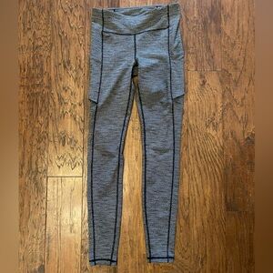 Lululemon Speed Up Tight 28” Heathered Black Size 6